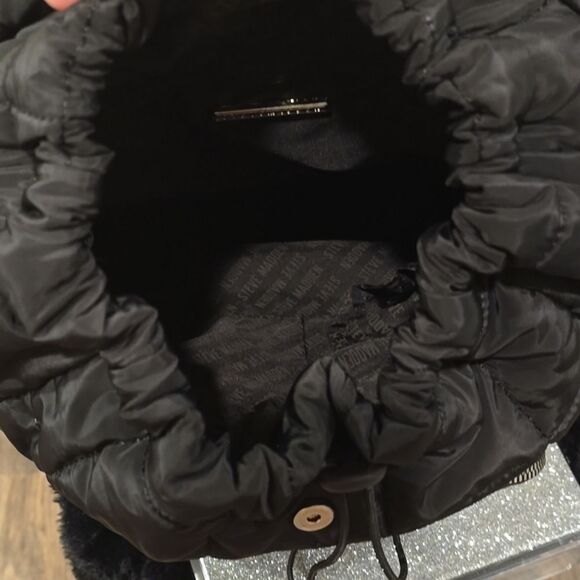 Steve Madden BErina Quilted Backpack- Black - Picture 9 of 10